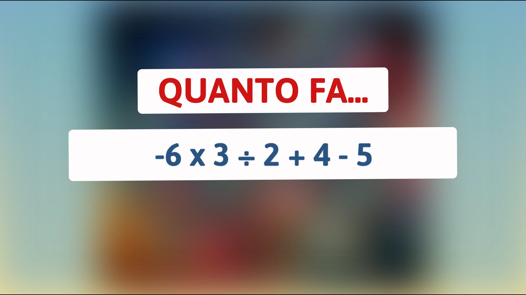 "Risolvi questo enigma matematico e scopri se sei un vero genio: sfida numeri e pregiudizi!""